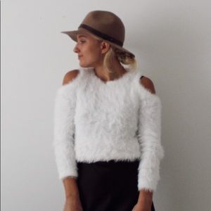 Hollister fuzzy sweater